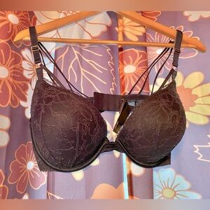 Sexy Push-up Navy & Lace Bra